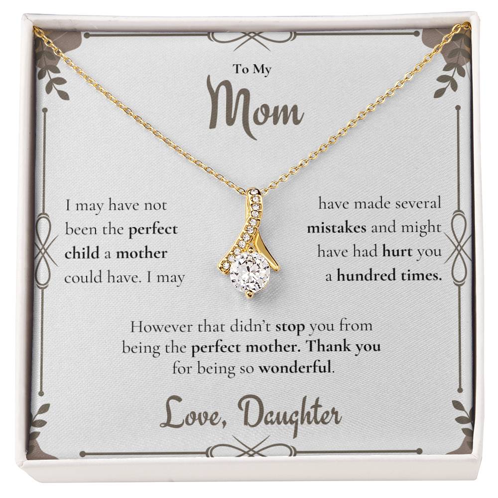 Alluring Beauty Necklace (Yellow & White Gold Variants) | To My Mom