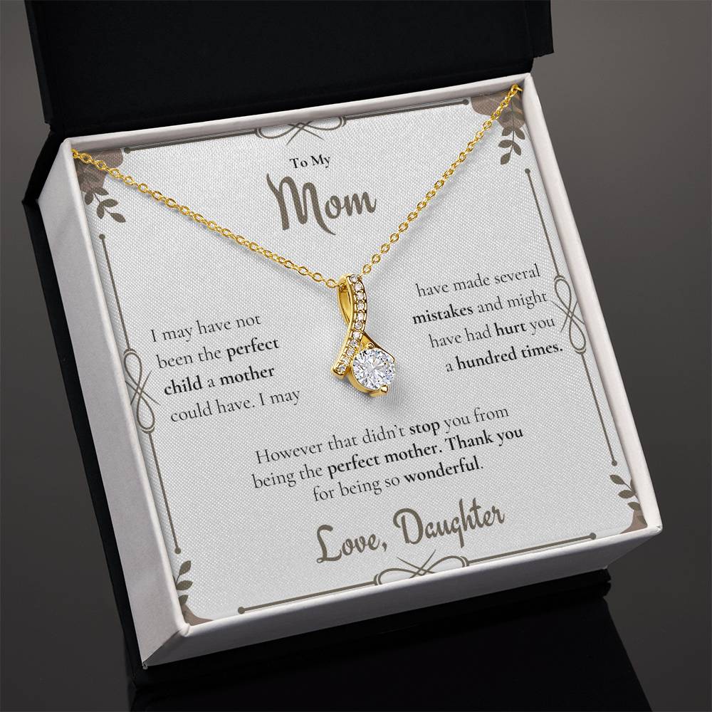 Alluring Beauty Necklace (Yellow & White Gold Variants) | To My Mom