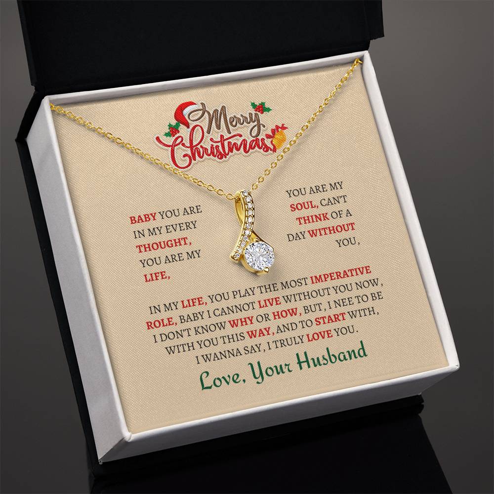 Alluring Beauty Necklace (Yellow & White Gold Variants) | Merry Christmas