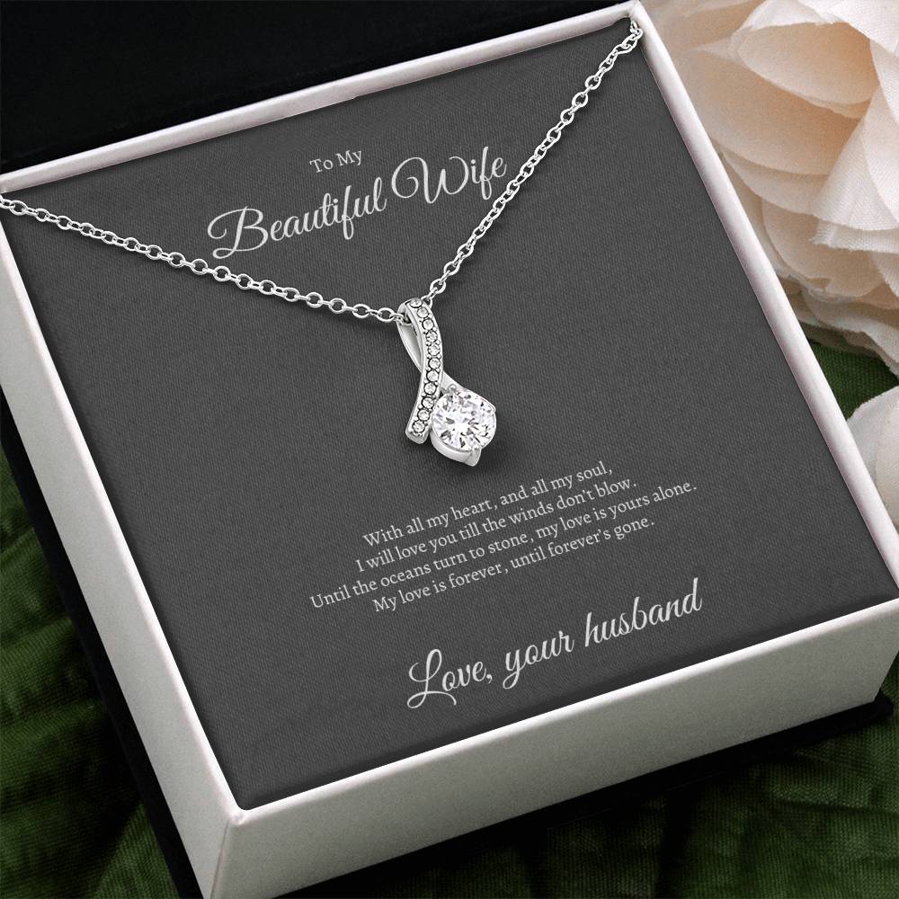 Alluring Beauty Necklace | My Beautiful Wife | My Best Friend | My Soulmate