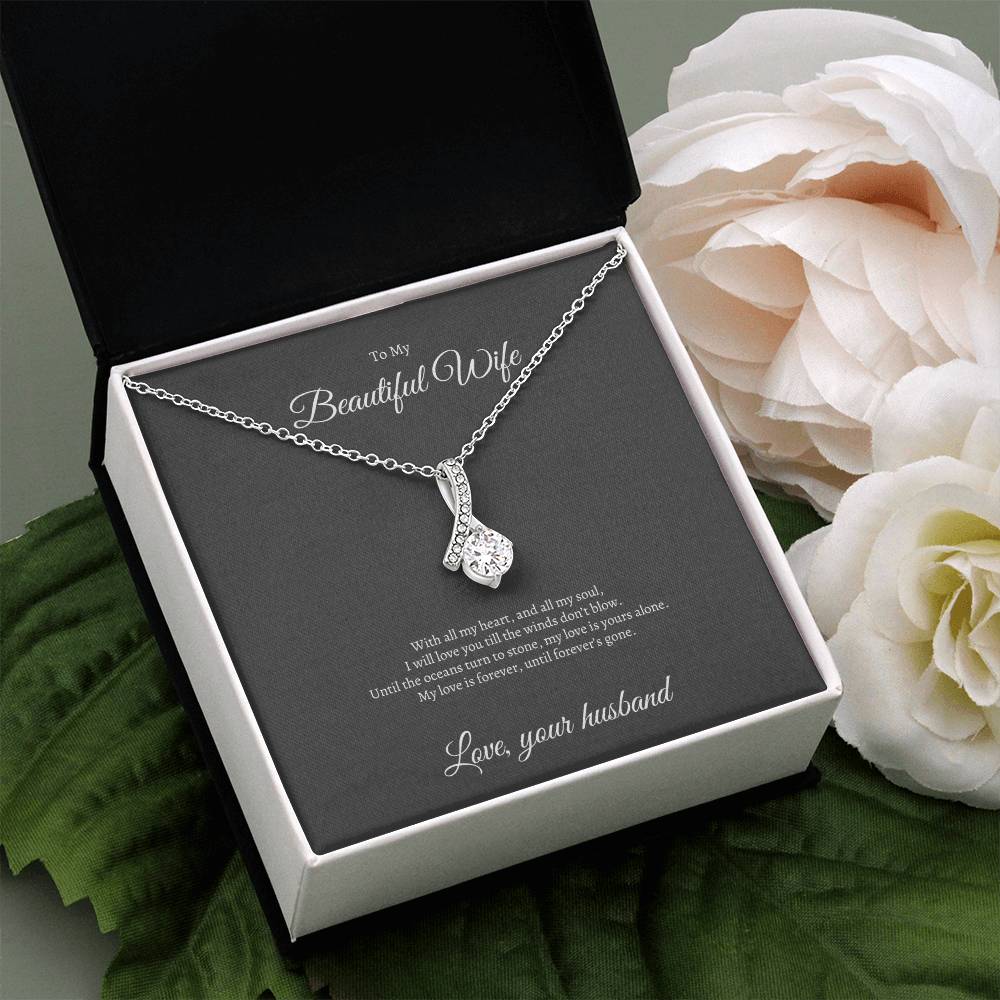 Alluring Beauty Necklace | My Beautiful Wife | My Best Friend | My Soulmate