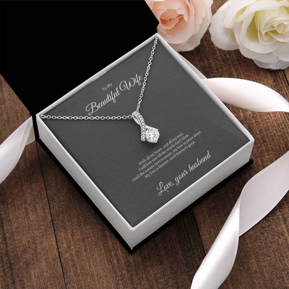 Alluring Beauty Necklace | My Beautiful Wife | My Best Friend | My Soulmate