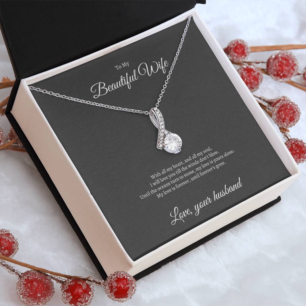 Alluring Beauty Necklace | My Beautiful Wife | My Best Friend | My Soulmate