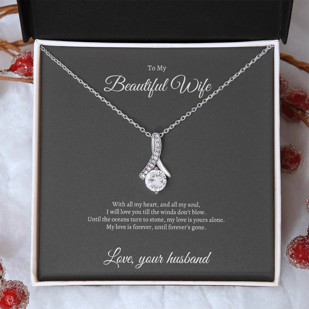 Alluring Beauty Necklace | My Beautiful Wife | My Best Friend | My Soulmate