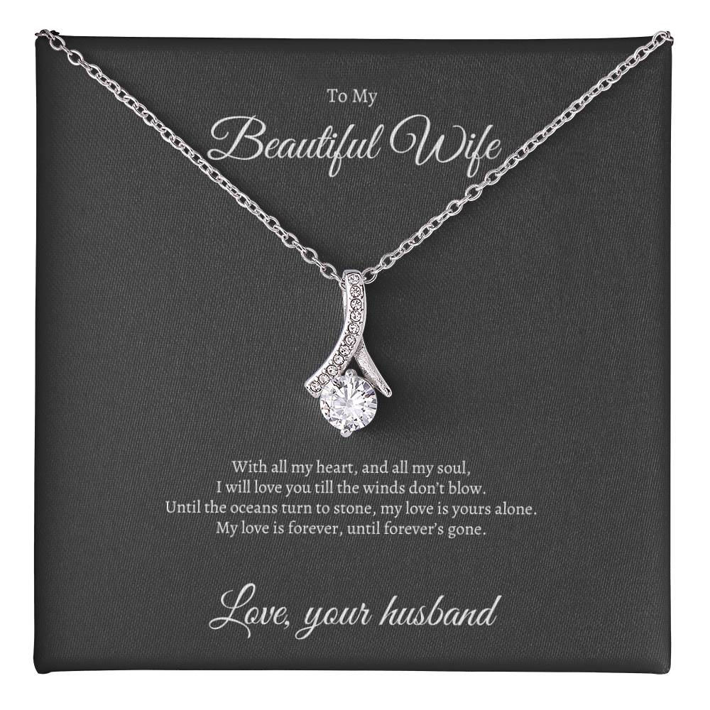 Alluring Beauty Necklace | My Beautiful Wife | My Best Friend | My Soulmate