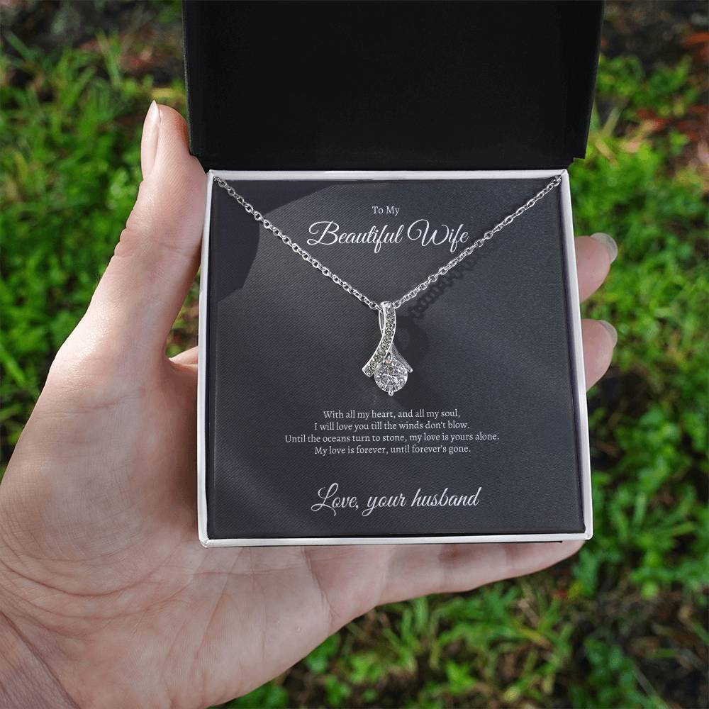 Alluring Beauty Necklace | My Beautiful Wife | My Best Friend | My Soulmate