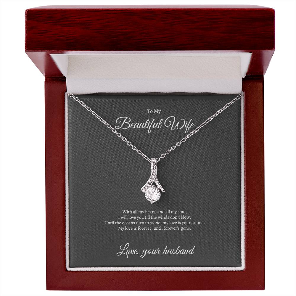 Alluring Beauty Necklace | My Beautiful Wife | My Best Friend | My Soulmate