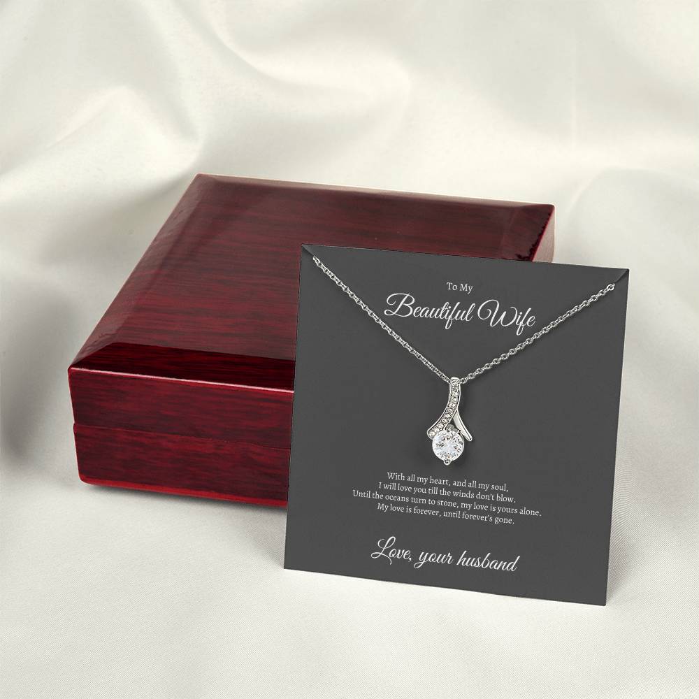 Alluring Beauty Necklace | My Beautiful Wife | My Best Friend | My Soulmate