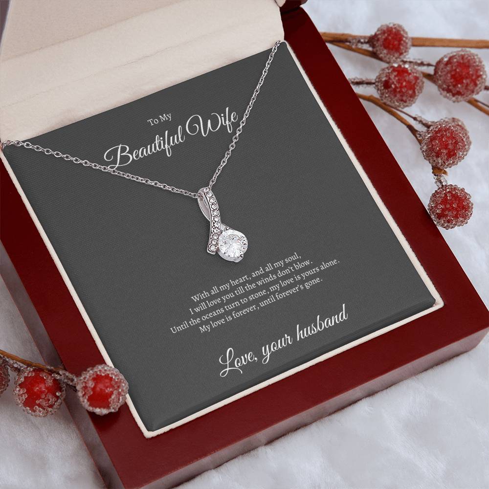 Alluring Beauty Necklace | My Beautiful Wife | My Best Friend | My Soulmate