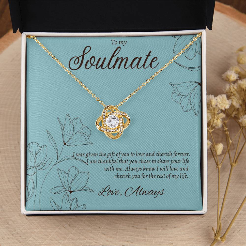 My Soulmate | Love Knot Necklace | My Girlfriend