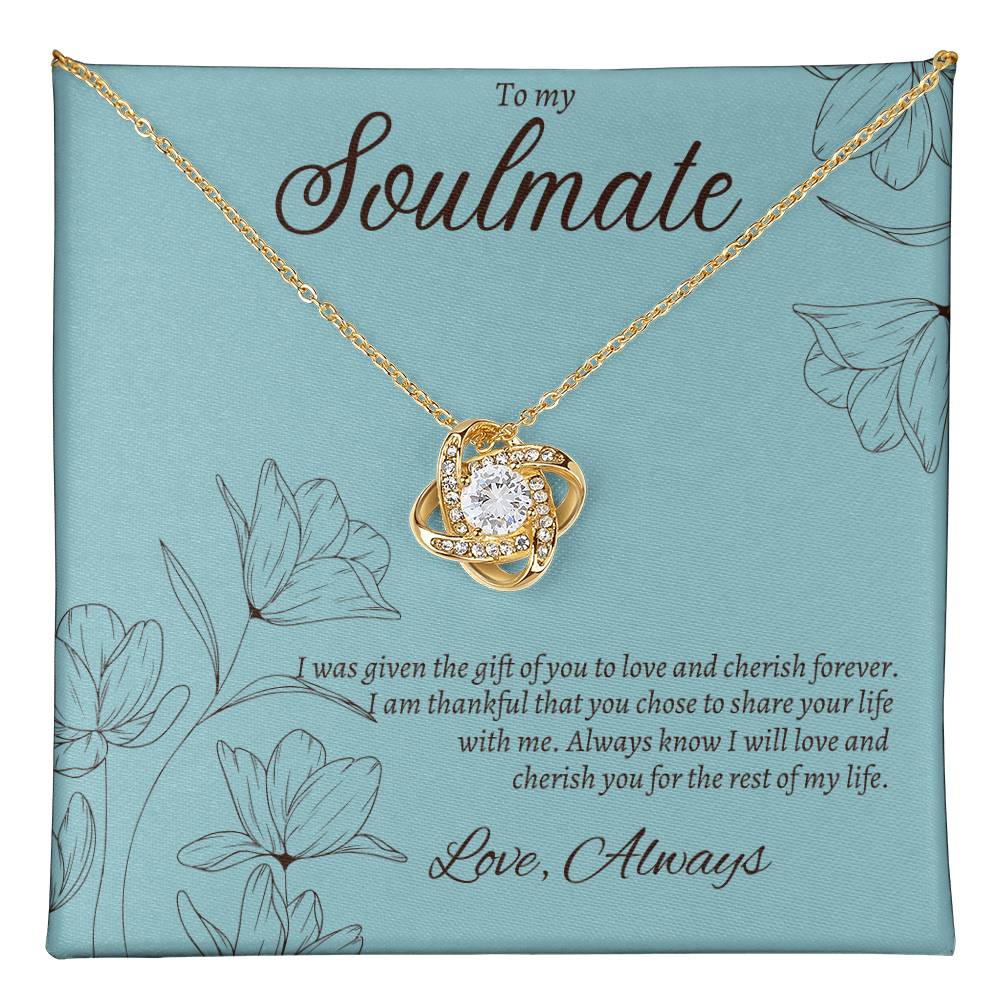 My Soulmate | Love Knot Necklace | My Girlfriend