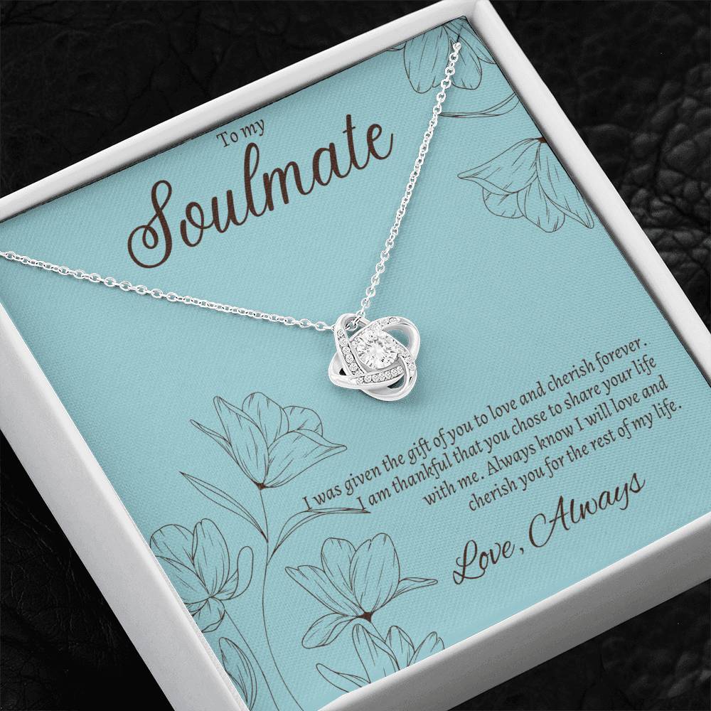 My Soulmate | Love Knot Necklace | My Girlfriend