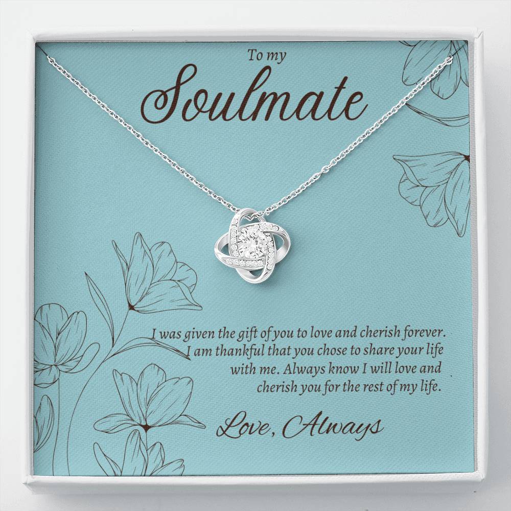 My Soulmate | Love Knot Necklace | My Girlfriend