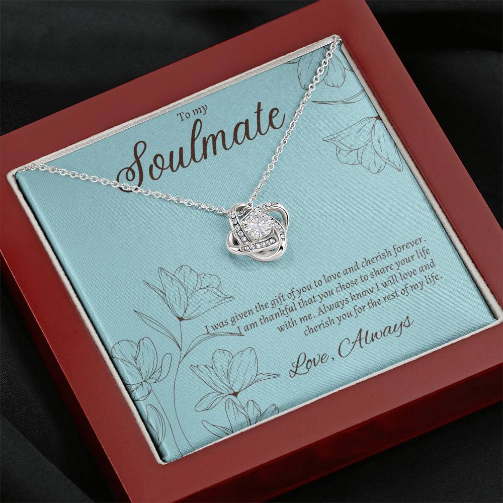 My Soulmate | Love Knot Necklace | My Girlfriend