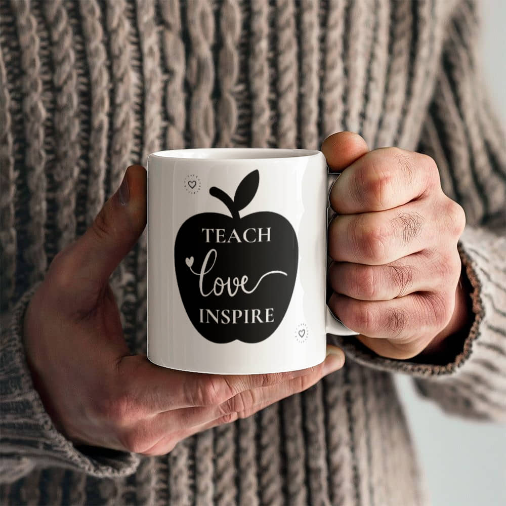 White Ceramic Mug| Inspiring Mug