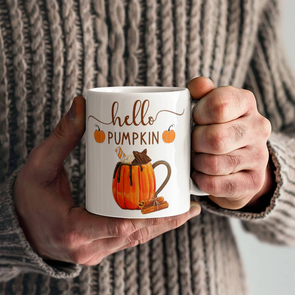 White Ceramic Mug | Happy Halloween | Sip or Treat