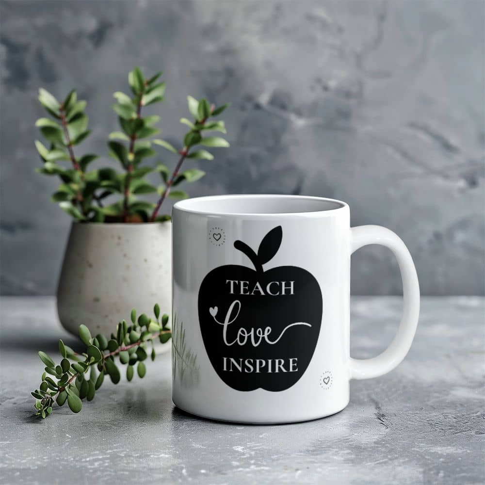 White Ceramic Mug| Inspiring Mug