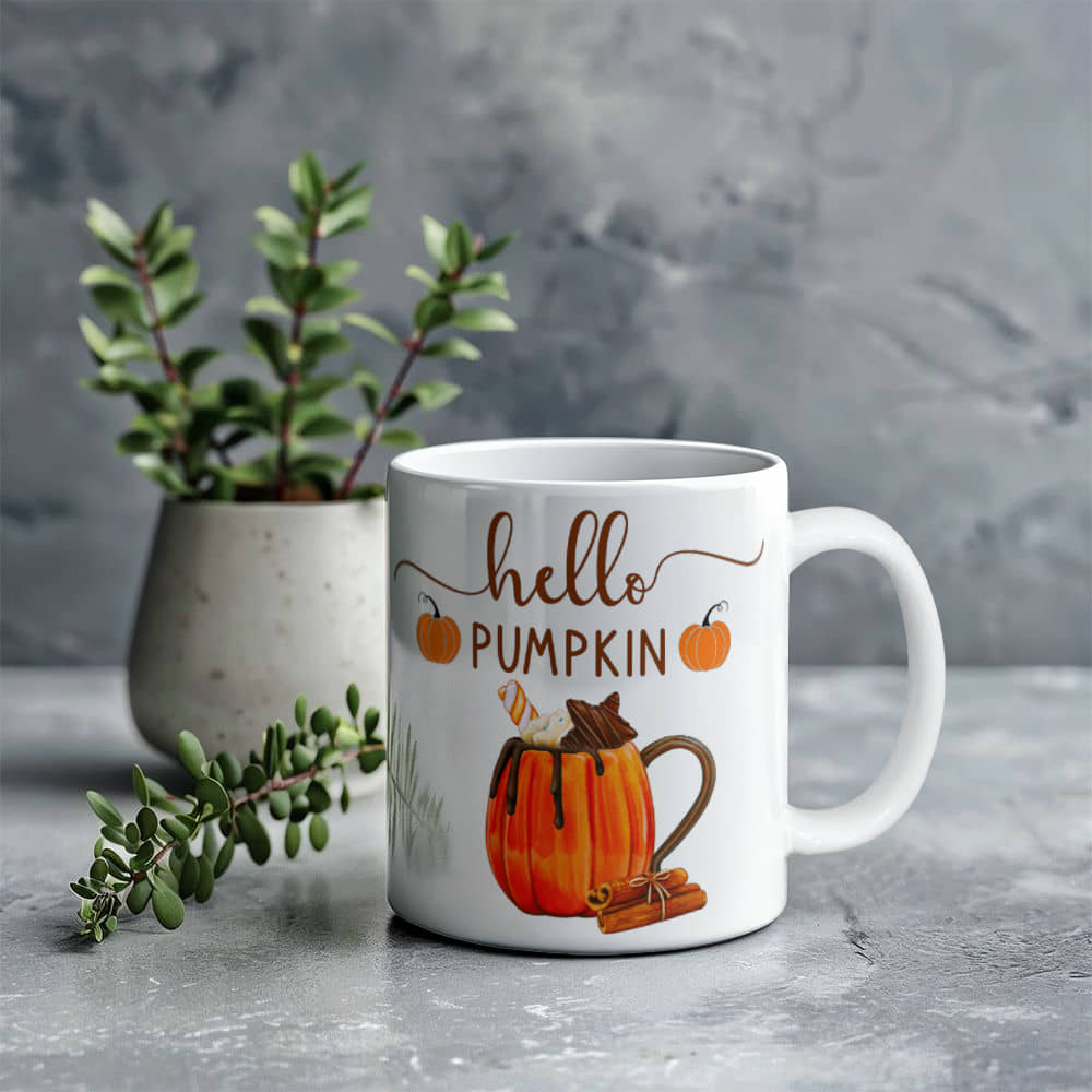 White Ceramic Mug | Happy Halloween | Sip or Treat