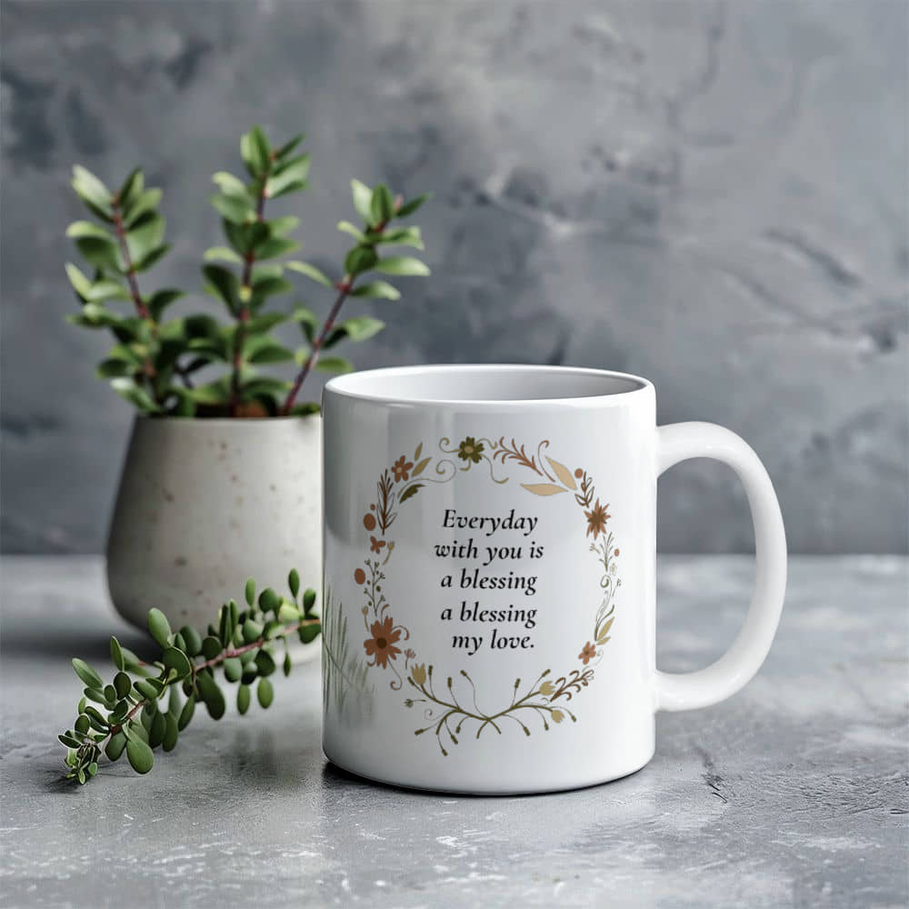 White Ceramic Mug | You are A Blessing