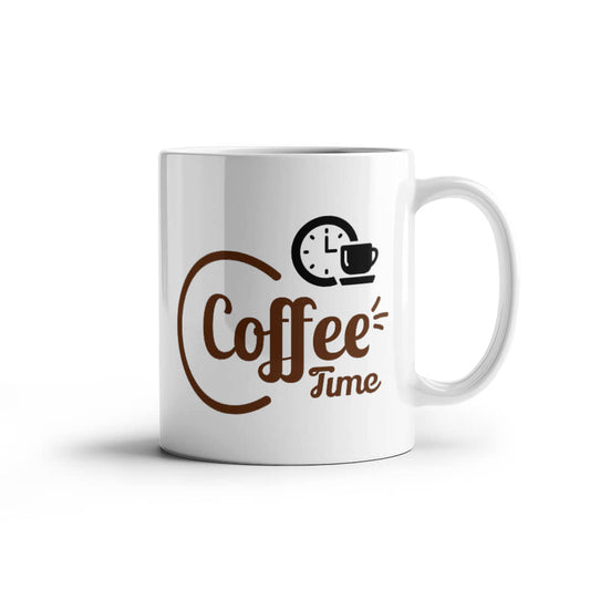 White Ceramic Mug | Coffee Time