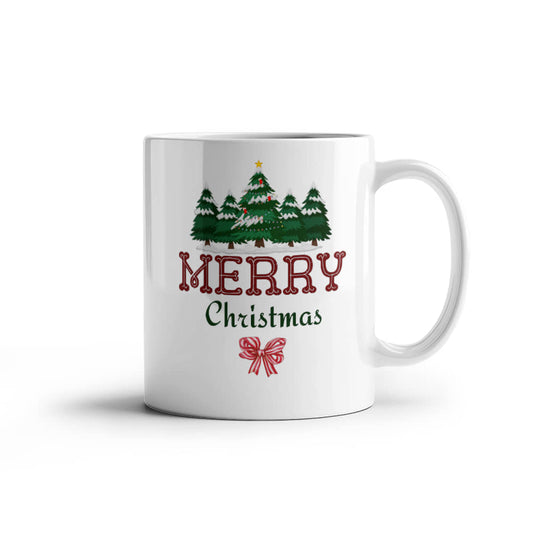 White Ceramic Mug | Merry Christmas