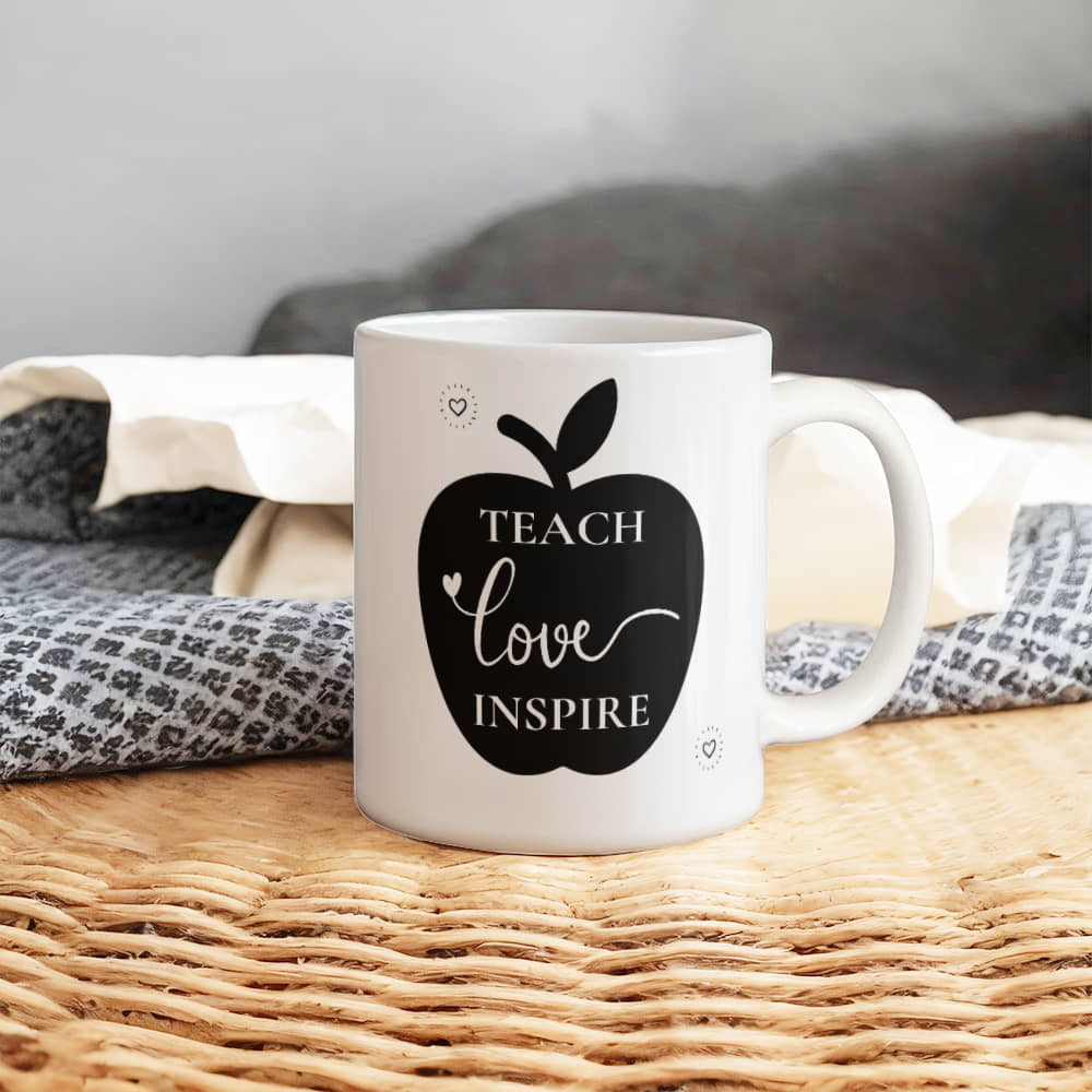 White Ceramic Mug| Inspiring Mug