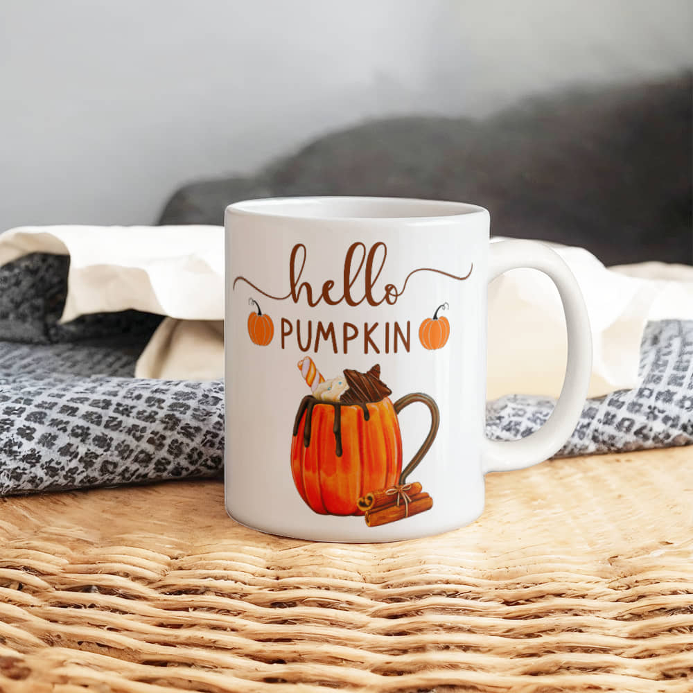 White Ceramic Mug | Happy Halloween | Sip or Treat