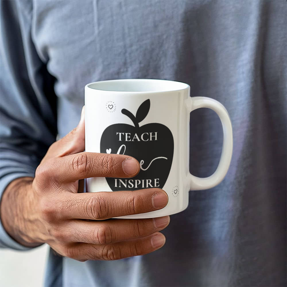 White Ceramic Mug| Inspiring Mug