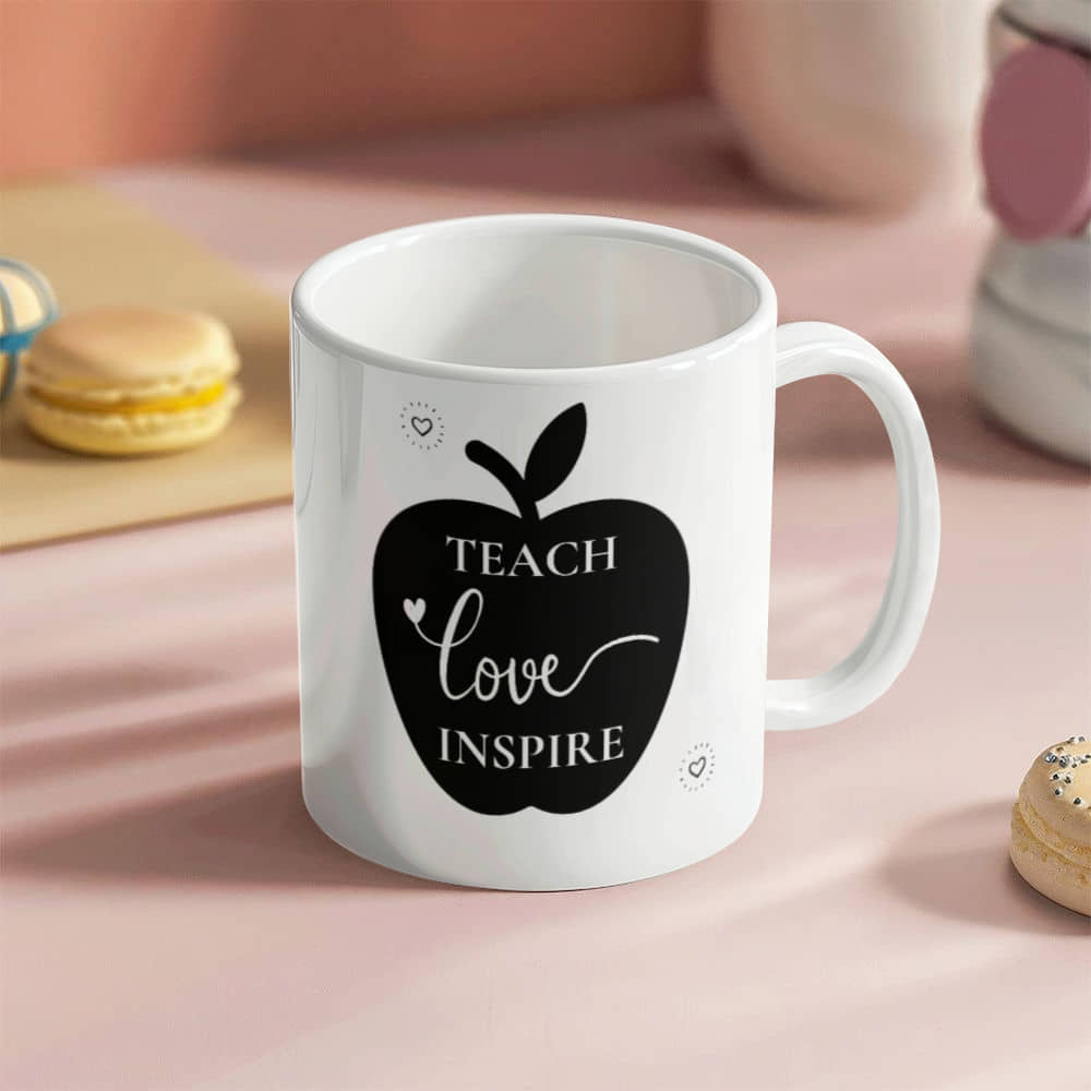 White Ceramic Mug| Inspiring Mug