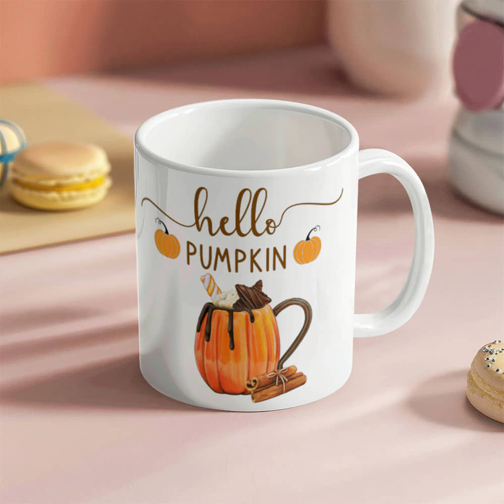 White Ceramic Mug | Happy Halloween | Sip or Treat