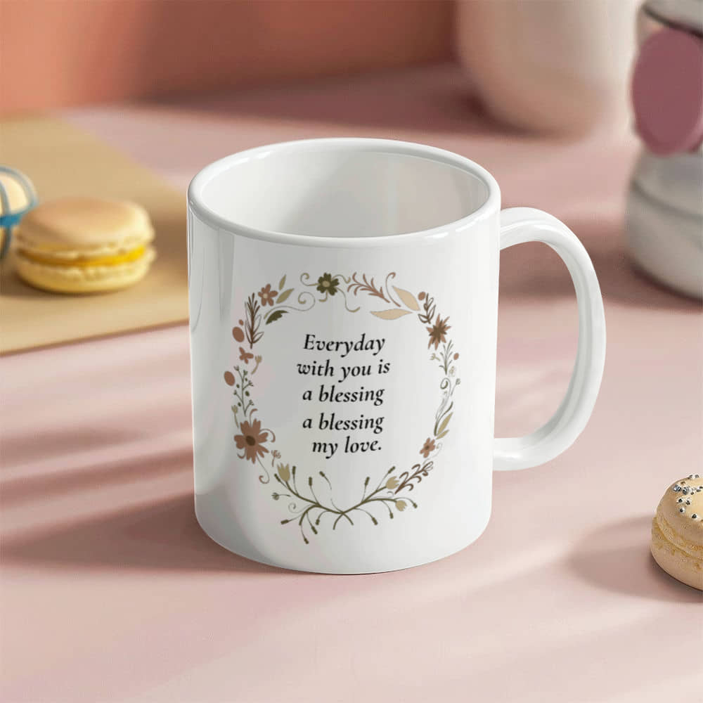 White Ceramic Mug | You are A Blessing