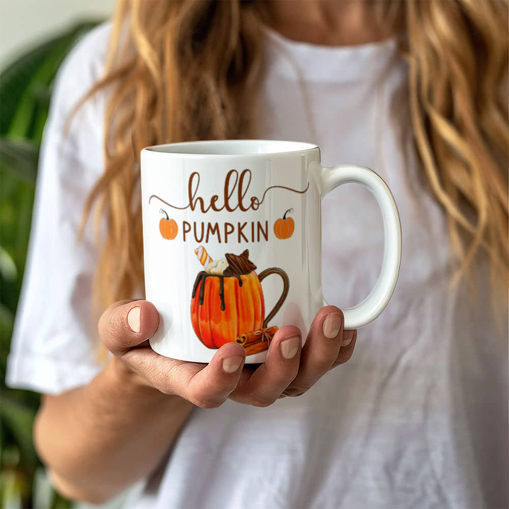 White Ceramic Mug | Happy Halloween | Sip or Treat