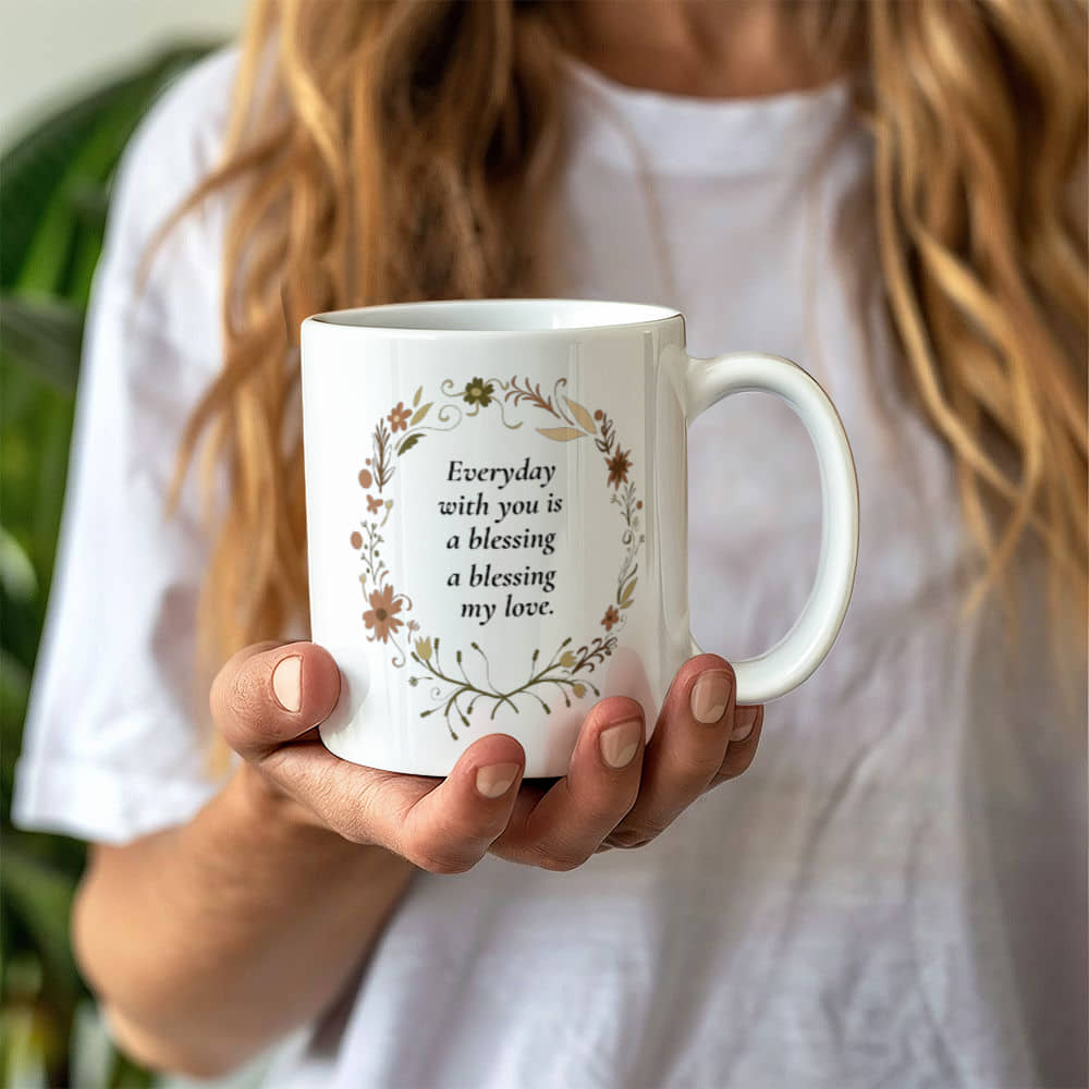 White Ceramic Mug | You are A Blessing