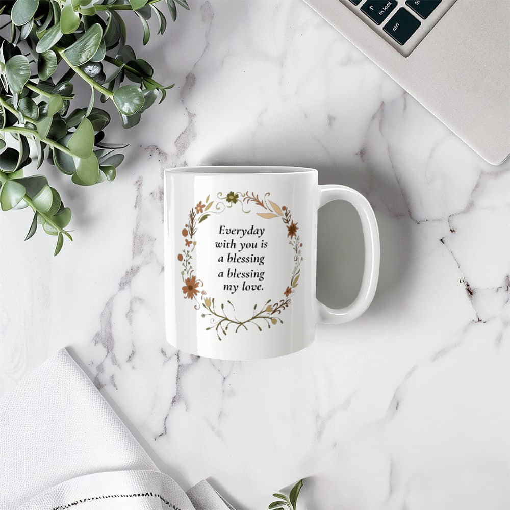 White Ceramic Mug | You are A Blessing